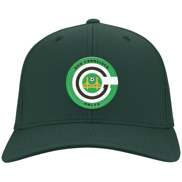 San Francisco Gales NASL Soccer Twill Cap color Hunter Green