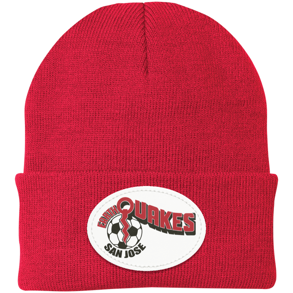 San Jose Earthquakes NASL Beanie Cap Knit North American Soccer League Team color Red