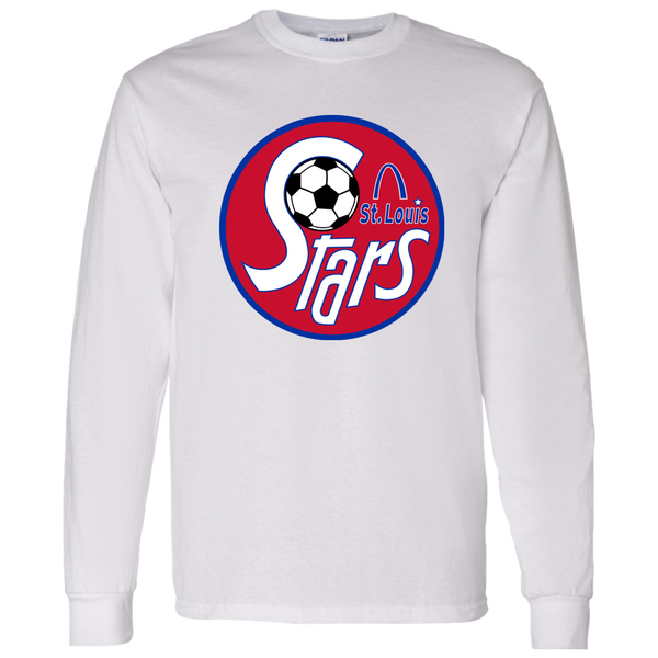 St. Louis Stars NASL Long Sleeve Shirt North American Soccer League Team color White
