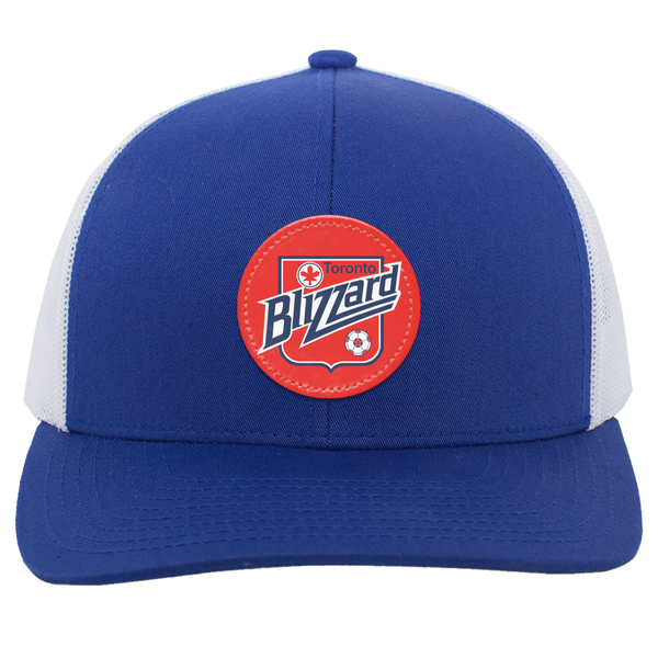 Toronto Metros Trucker Snapback Cap NASL Soccer Team color Royal Blue/White