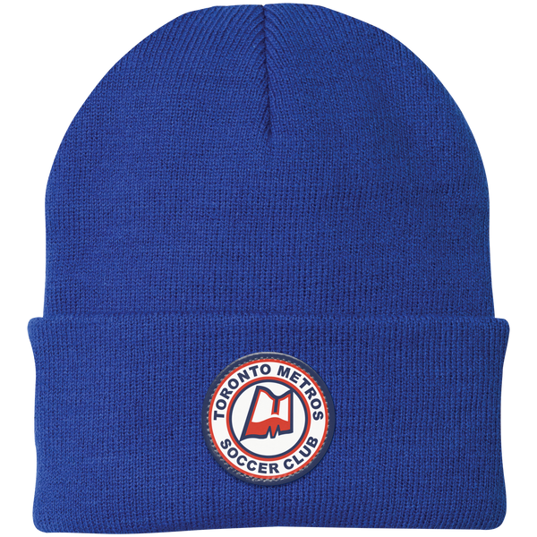 Toronto Metros NASL Knit Beanie Cap North American Soccer League color Royal Blue