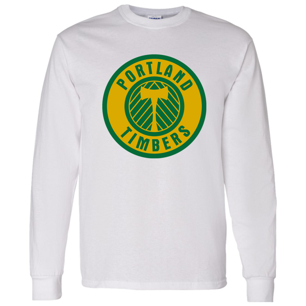 Portland Timbers NASL Long Sleeve Shirt North American Soccer League Team color White