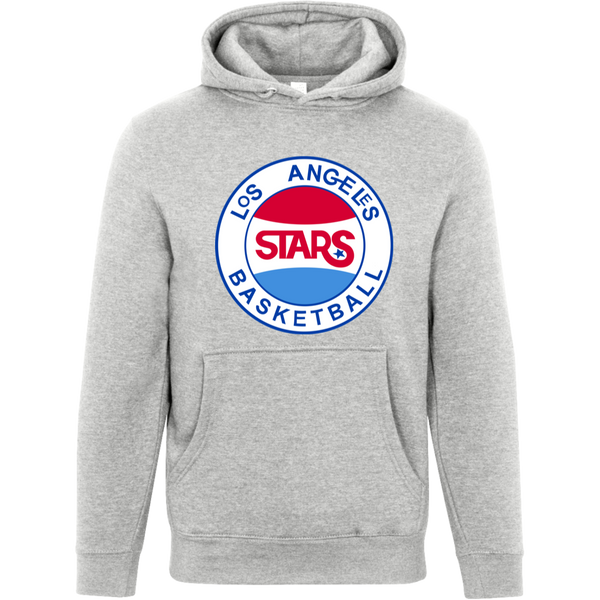 Los Angeles Stars ABA Hoodie Pullover American Basketball Association color Heather Grey