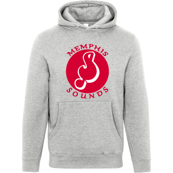 Memphis Sounds ABA Hoodie Pullover American Basketball Association color Heather Grey