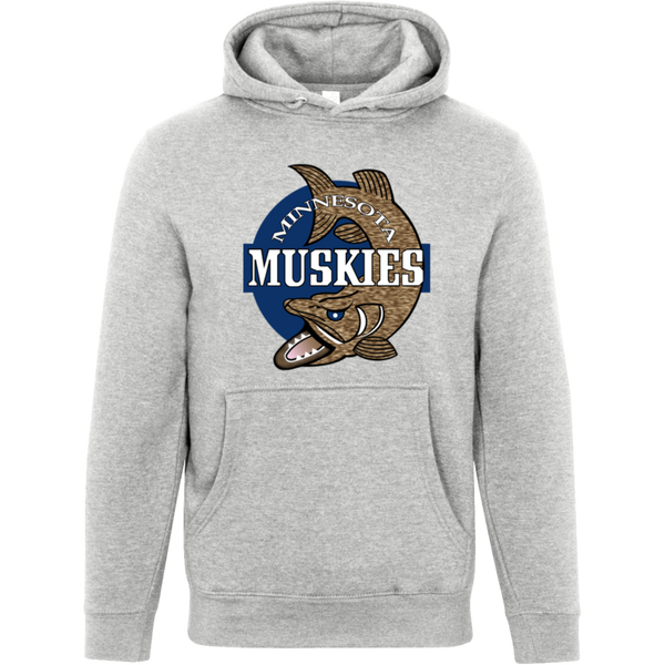 Minnesota Muskies ABA Basketball Hoodie Pullover color Heather Gray