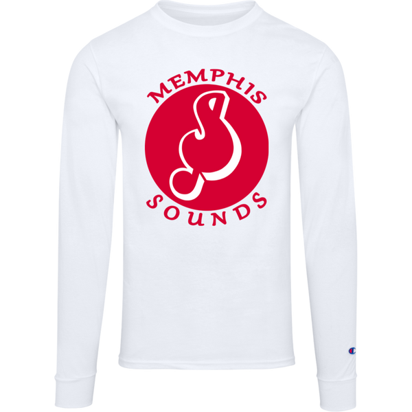 Memphis Sounds ABA Long Sleeve Shirt American Basketball Association Team Logo color White