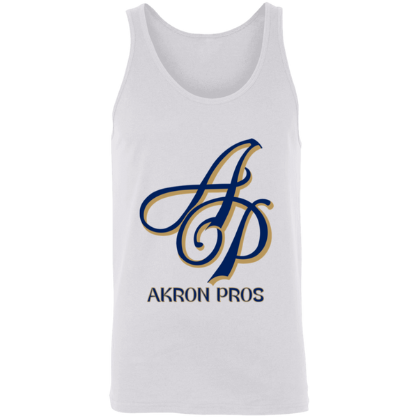 Akron Pros Tank Top NFL Football Team Logo Fan Apparel color White