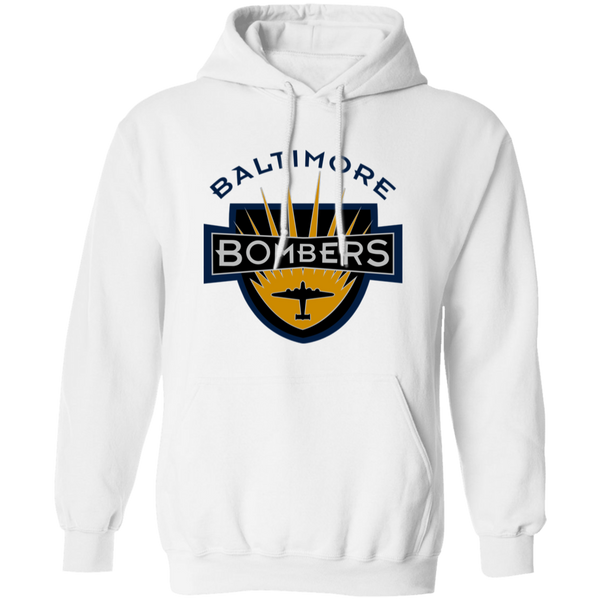 Baltimore Bombers Hoodie Pullover NFL Football Team Sports Fan Apparel color White