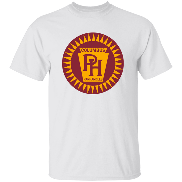 Columbus Panhandles T-shirt Classic NFL Football Team Fan Apparel color White