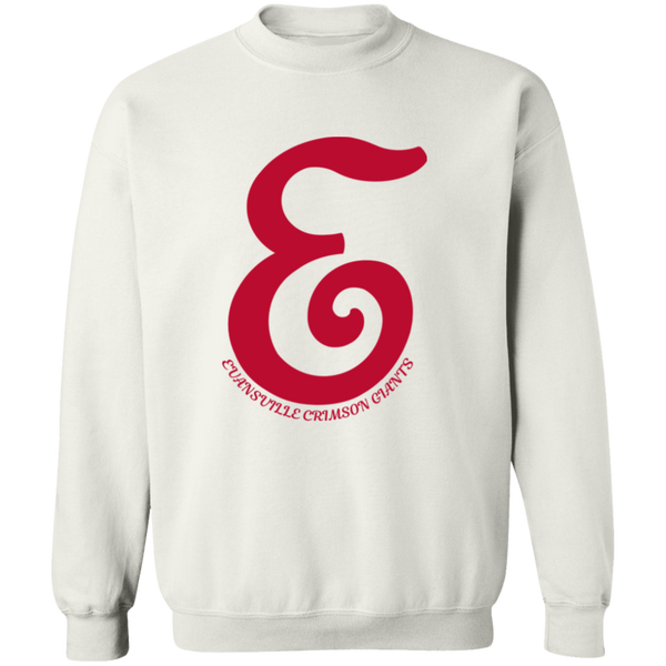 Evansville Crimson Giants Sweatshirt Crewneck Pullover NFL Football Team Fan Apparel color White