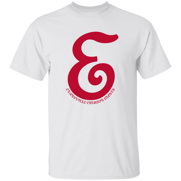 Evansville Crimson Giants T-shirt Classic NFL Football Team Fan Apparel color White