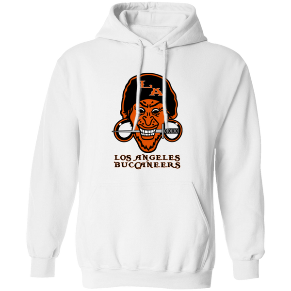 Los Angeles Buccaneers Hoodie Pullover Classic NFL Football Team Fan Apparel color White