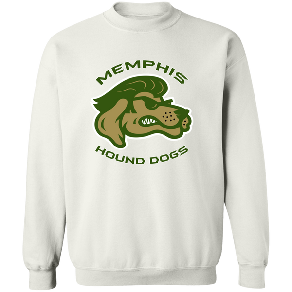 Memphis Hound Dogs Sweatshirt Crewneck Pullover NFL Football Team Fa Apparel color White