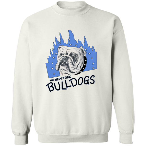 New York Bulldogs Sweatshirt Crewneck Pullover NFL Football Team Fan Apparel color White
