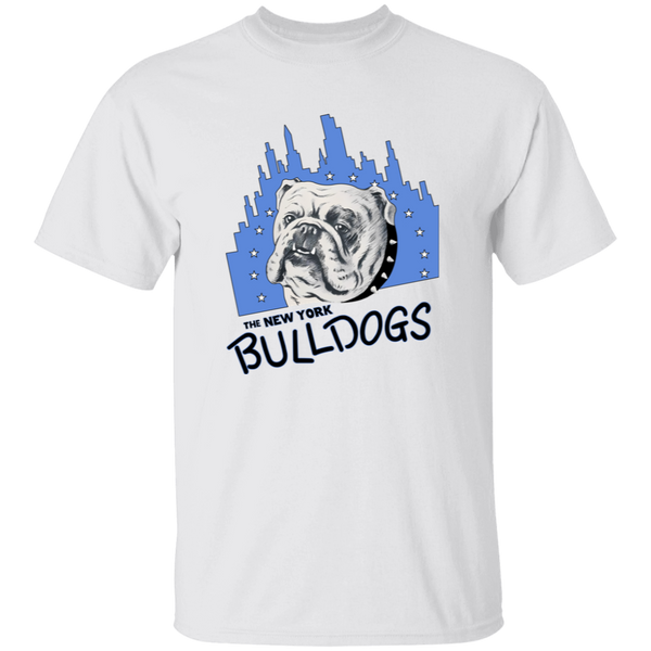 New York Bulldogs T-shirt Classic NFL Football Team Fan Apparel color White