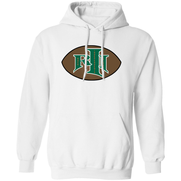 Rock Island Independents Hoodie Pullover Classic NFL Football Team Fan Apparel color White