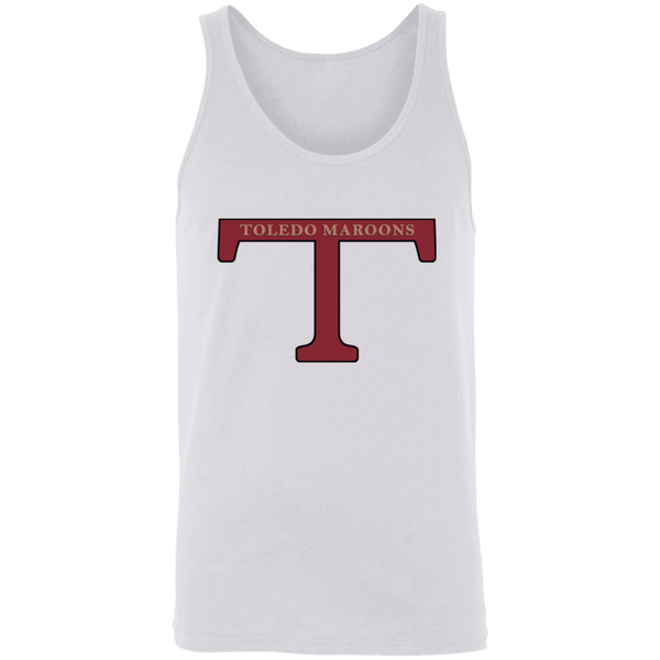 Toledo Maroons Tank Top NFL Football Team Fan Apparel color White