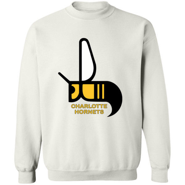 Charlotte Hornets Sweatshirt Crewneck Pullover WFL Football Team color White