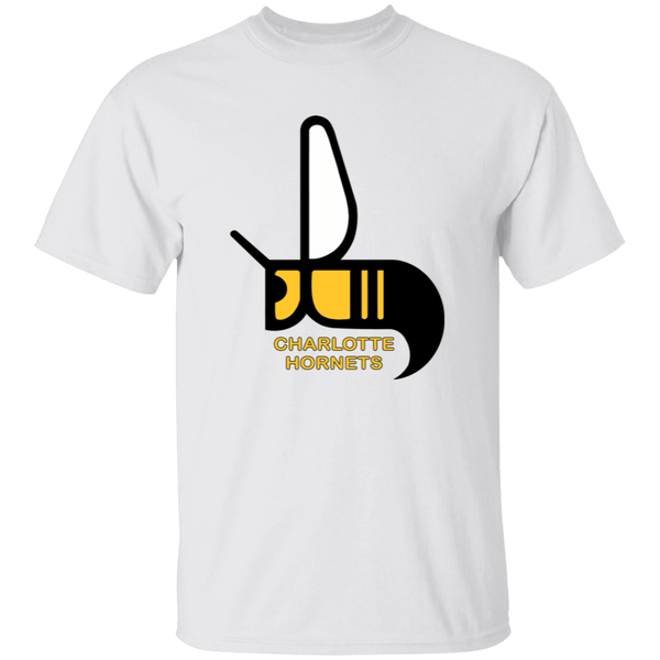 Charlotte Hornets T-shirt Classic WFL Football Team color White