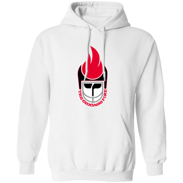 Chicago Fire Hoodie Pullover Classic WFL Football Team color White