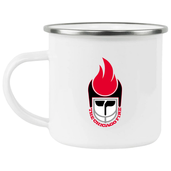 Chicago Fire Camping Mug 12 oz. Enamel WFL Football Team
