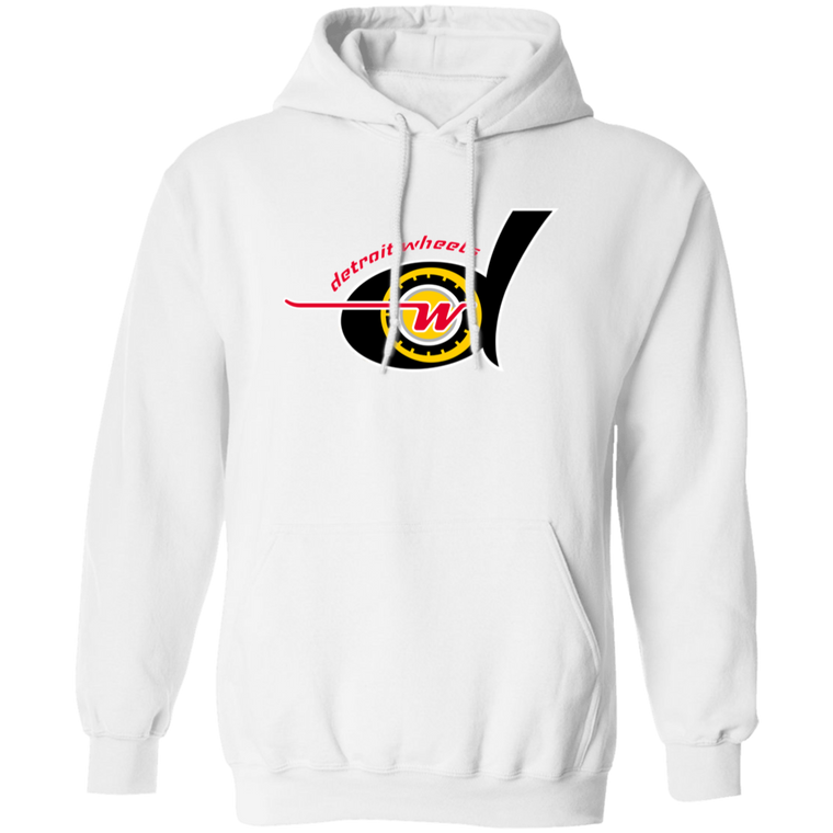 Detroit Wheels Hoodie Pullover Classic WFL Football Team color White