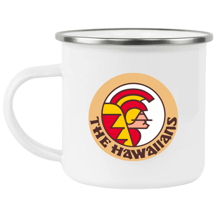 Hawaii Hawaiians Camping Mug 12 oz. Enamel WFL Football Team Hawaii Hawaiians Camping Mug 12 oz. Enamel WFL Football Team