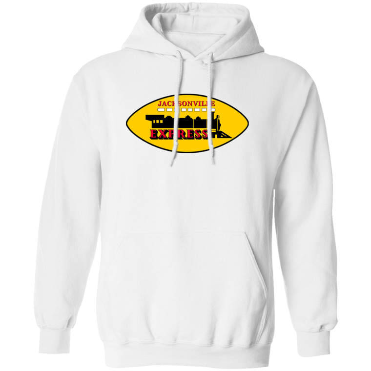 Jacksonville Express Hoodie Pullover Classic WFL Football Team color White