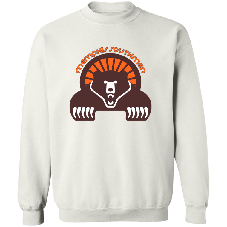 Memphis Southmen Sweatshirt Crewneck Pullover WFL Football Team color White