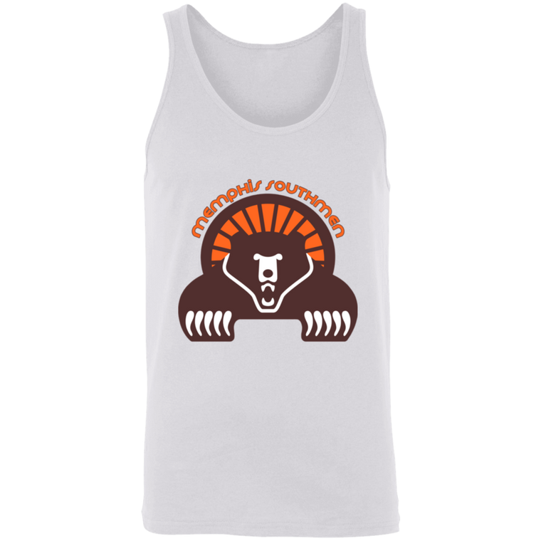 Memphis Southmen Tank Top WFL Football Team color White