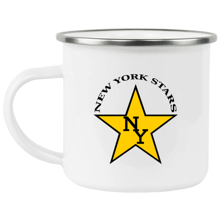 New York Stars Camping Mug 12 oz. Enamel WFL Football Team