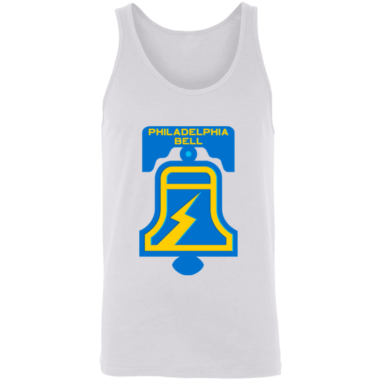 Philadelphia Bell Tank Top WFL Football Team color White