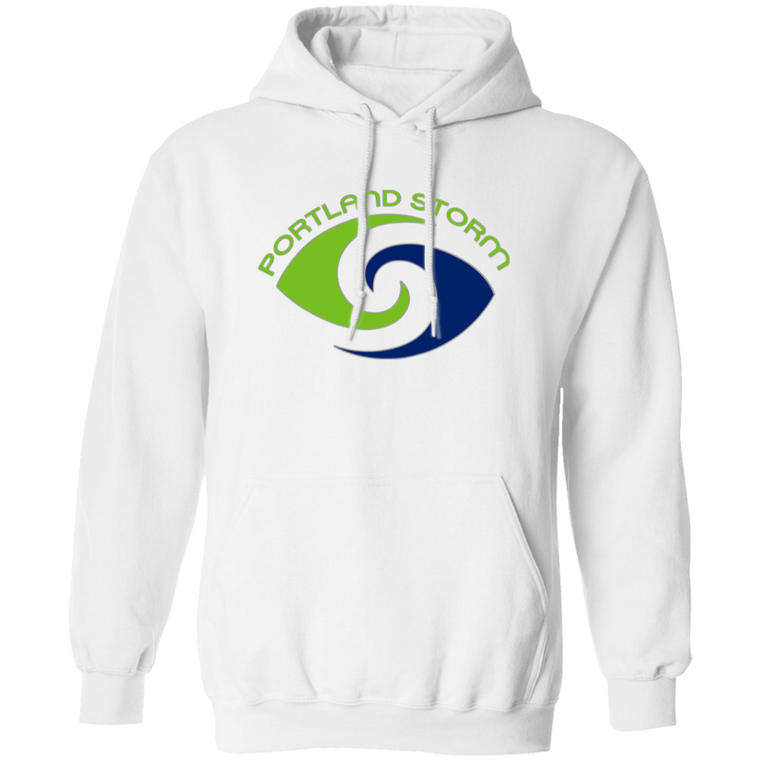 Portland Storm Hoodie Pullover Classic WFL Football Team color White