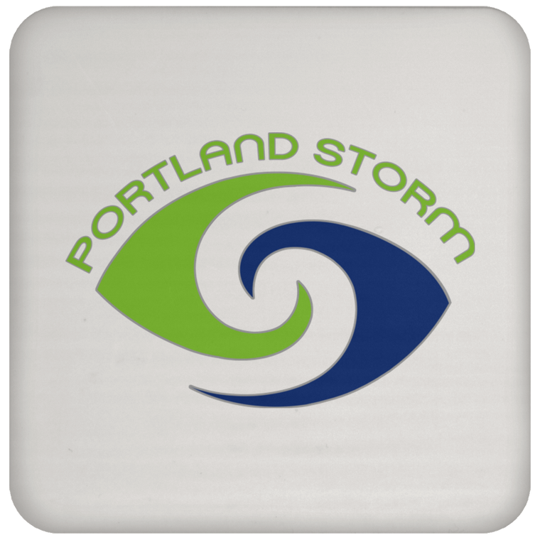 Portland Storm Drink Coaster WFL Football Team color White