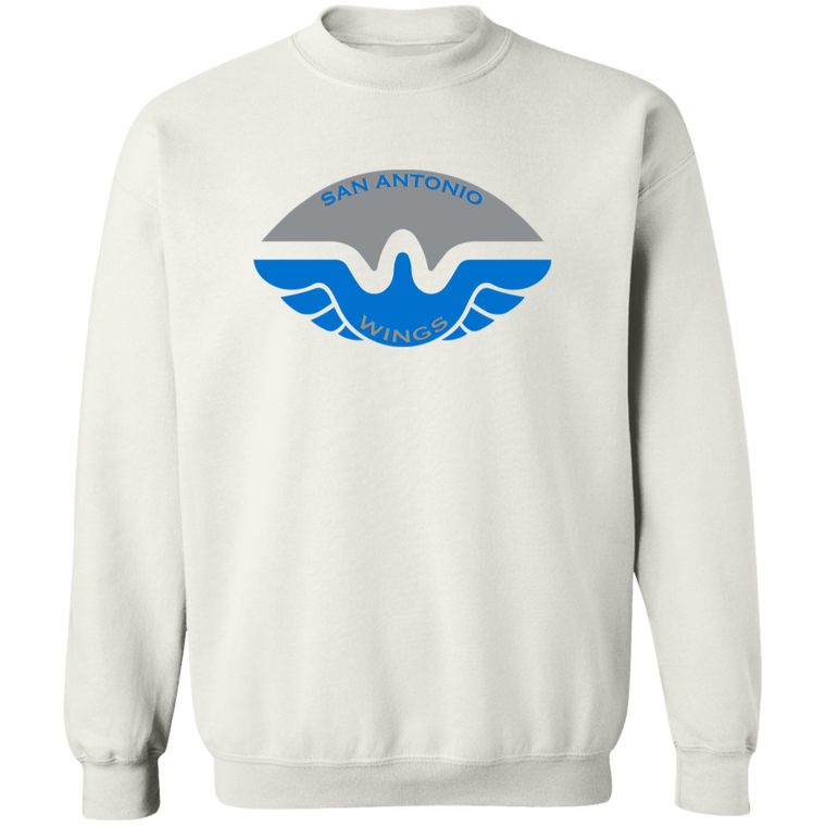 San Antonio Wings Sweatshirt Crewneck Pullover WFL Football Team color White