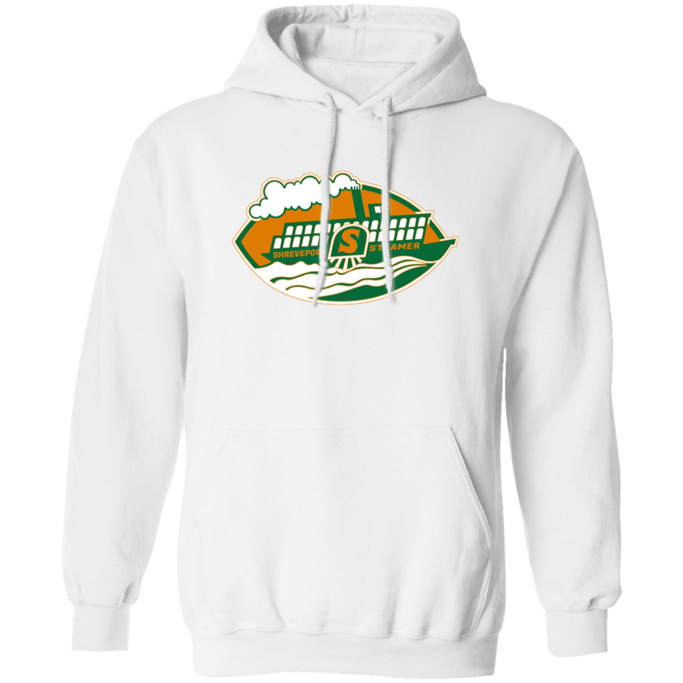 Shreveport Steamer Hoodie Pullover Classic WFL Football Team color White