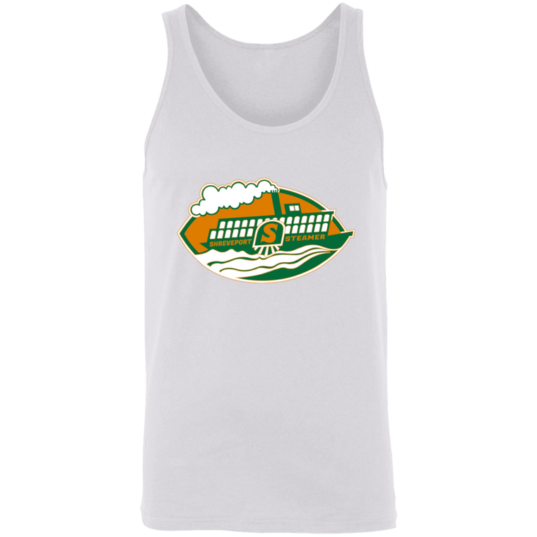 Shreveport Steamer Tank Top WFL Football Team color White