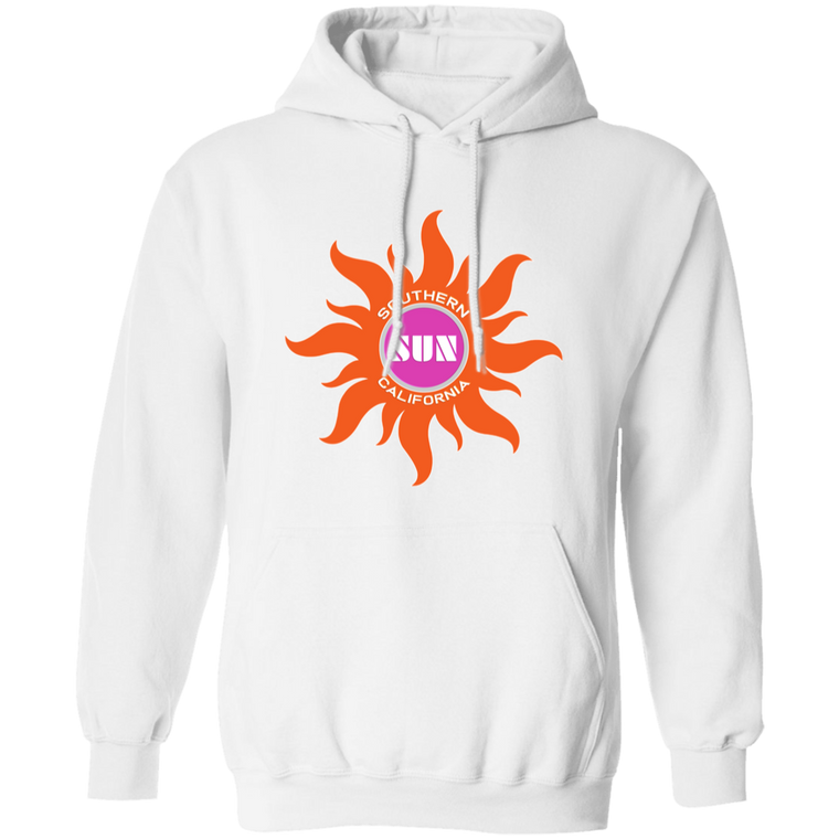 Southern California Sun Hoodie Pullover Classic WFL Football Team color White
