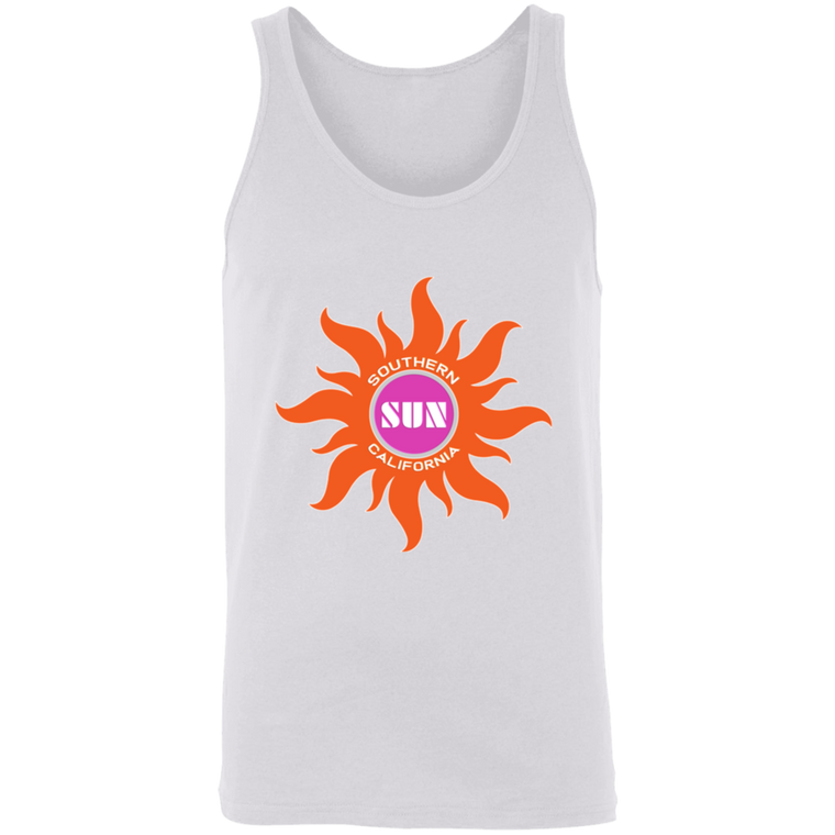 Southern California Sun Tank Top WFL Football Team color White