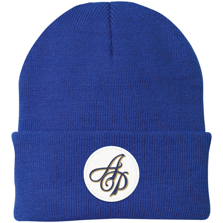 Akron Pros Knit Beanie NFL Football Team Headwear color Royal Blue