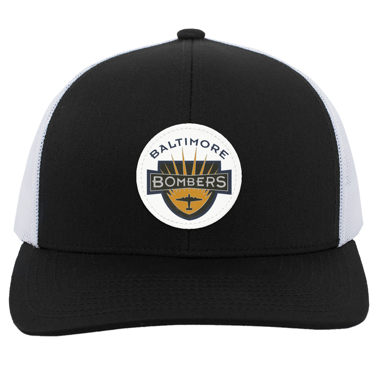 Baltimore Bombers Trucker Cap Snapback NFL Football Team Headwear color Black/White Baltimore Bombers Trucker Cap Snapback NFL Football Team Headwear color Black/White