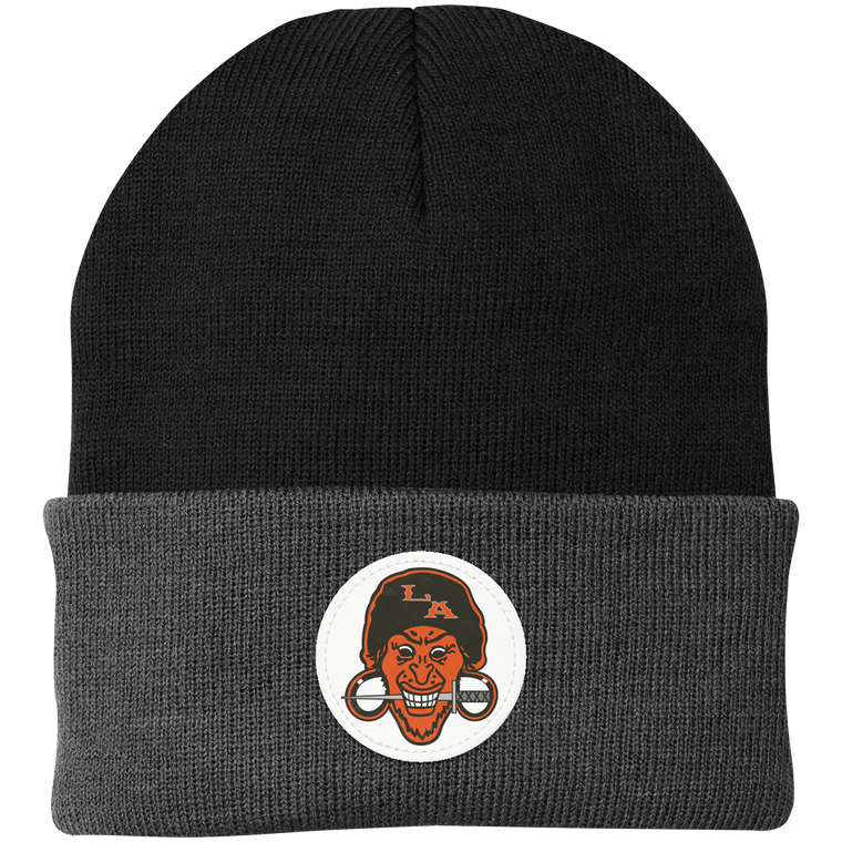 Los Angeles Buccaneers Knit Beanie NFL Football Team Headwear color Black/Grey