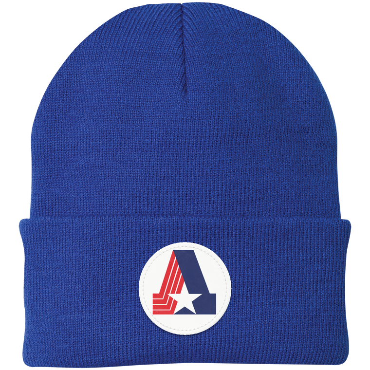 Birmingham Americans Knit Beanie WFL Football Team Headwear color Royal Blue