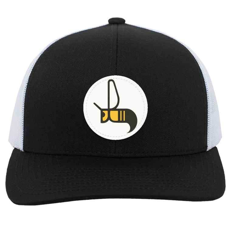 Charlotte Hornets Trucker Cap Snapback WFL Football Team Headwear color Black/White