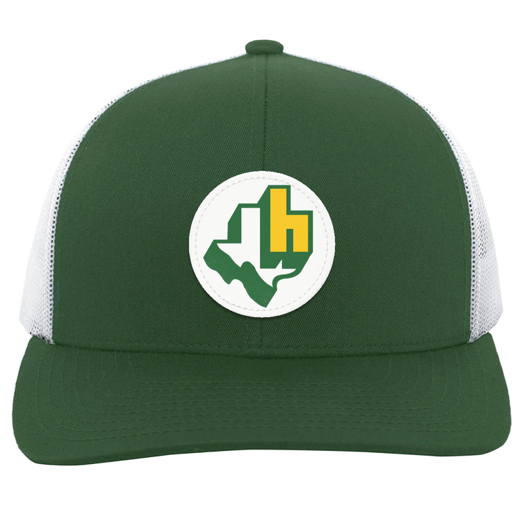 Houston Texans Trucker Cap Snapback WFL Football Team Headwear color Dark Green/White