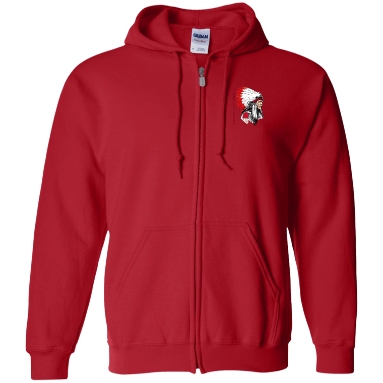Anderson Packers Full Zip Hoodie NBA Basketball Team color Red