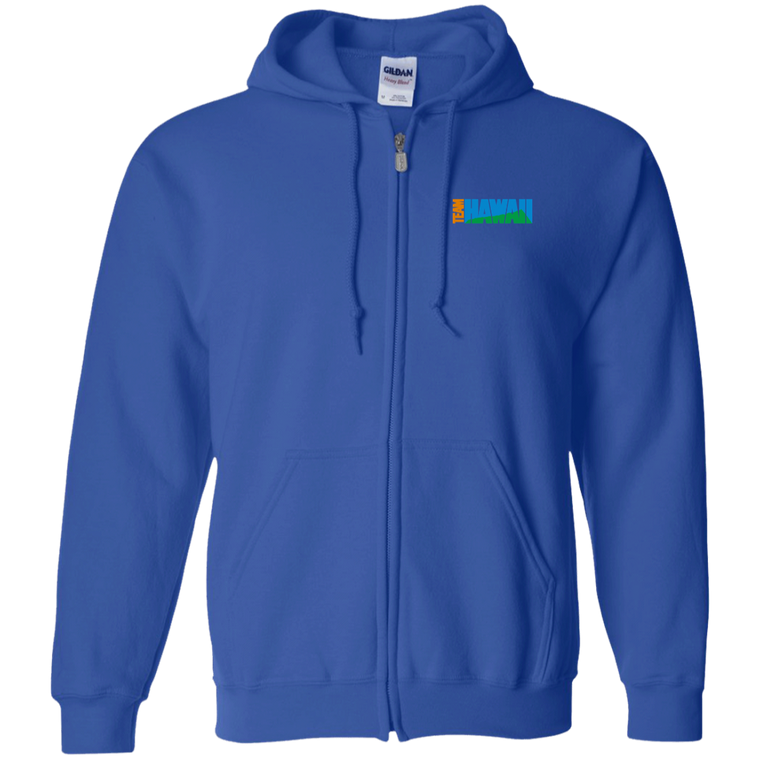 Team Hawaii Full Zip Hoodie NASL Soccer Team color Royal Blue