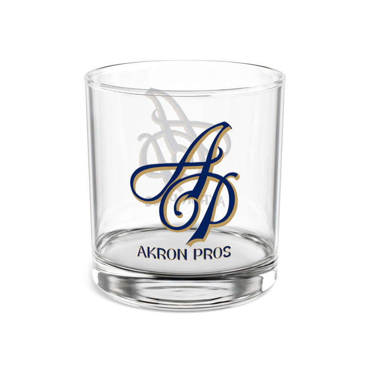 Akron Pros Rocks Beverage Glass 10 oz. NFL Football Team Drinkware Akron Pros Rocks Beverage Glass 10 oz. NFL Football Team Drinkware