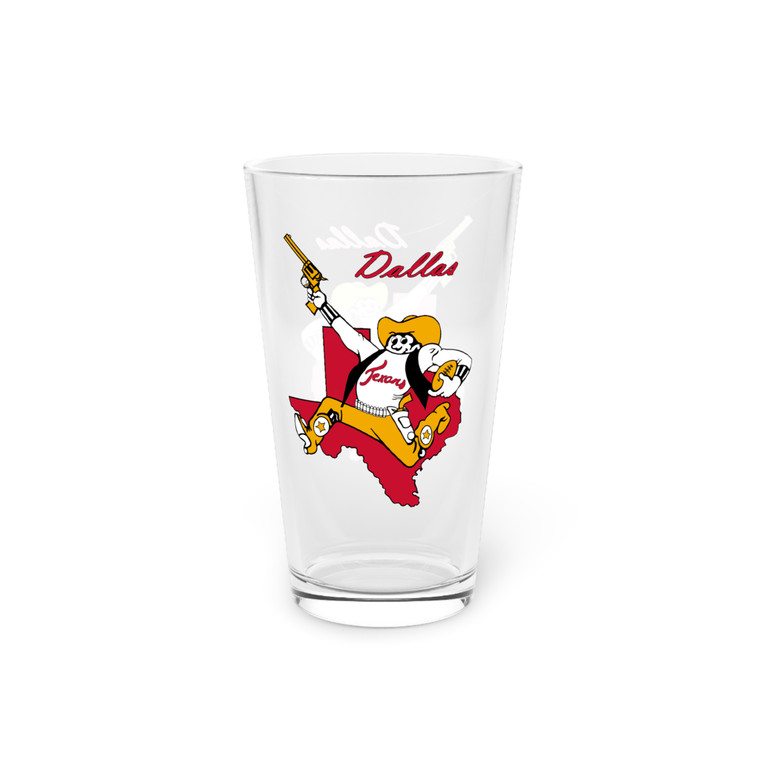 Dallas Texans Pint Glass 16oz NFL Football Team Drinkware Dallas Texans Pint Glass 16oz NFL Football Team Drinkware