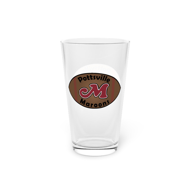 Pottsville Maroons Pint Glass 16oz NFL Football Team Drinkware Pottsville Maroons Pint Glass 16oz NFL Football Team Drinkware